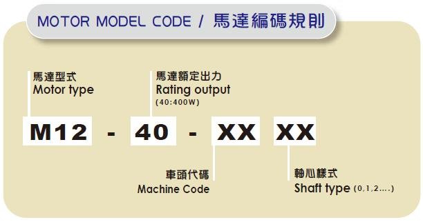 hd40 model code motor tw en
