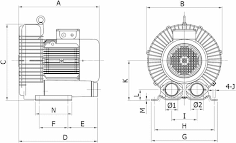 Hohsing - ie1 1s rb80 Z motor dim ie1 1s rb80 Z motor dim