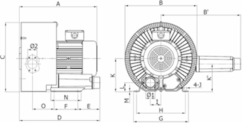 Hohsing - ie1 2s rb50 1 motor dim ie1 2s rb50 1 motor dim