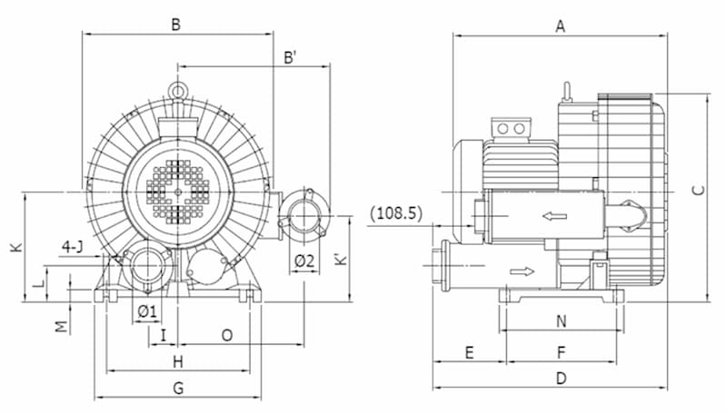 Hohsing - ie1 2s rb80 1 motor dim ie1 2s rb80 1 motor dim