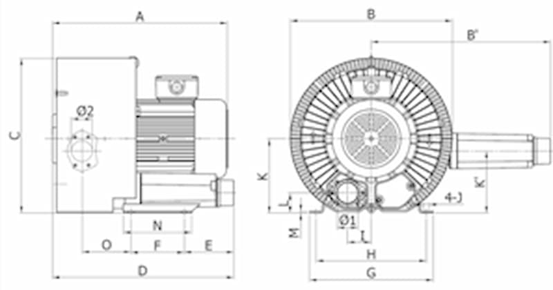 ie3 2s rb60 1 motor dim 1 rb60 1 7XX