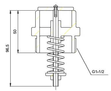 reliefvalve blowers dimesion